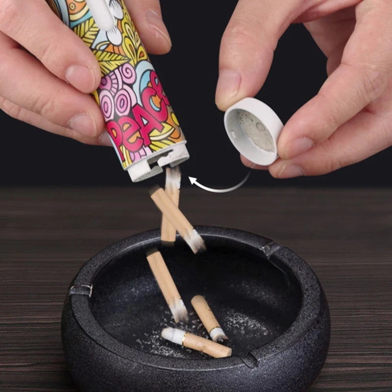 Portable Car Ashtray Smoke Sleeve – No Ash Drop | 5-Pack Car Ashtray Sleeve PLUSH
