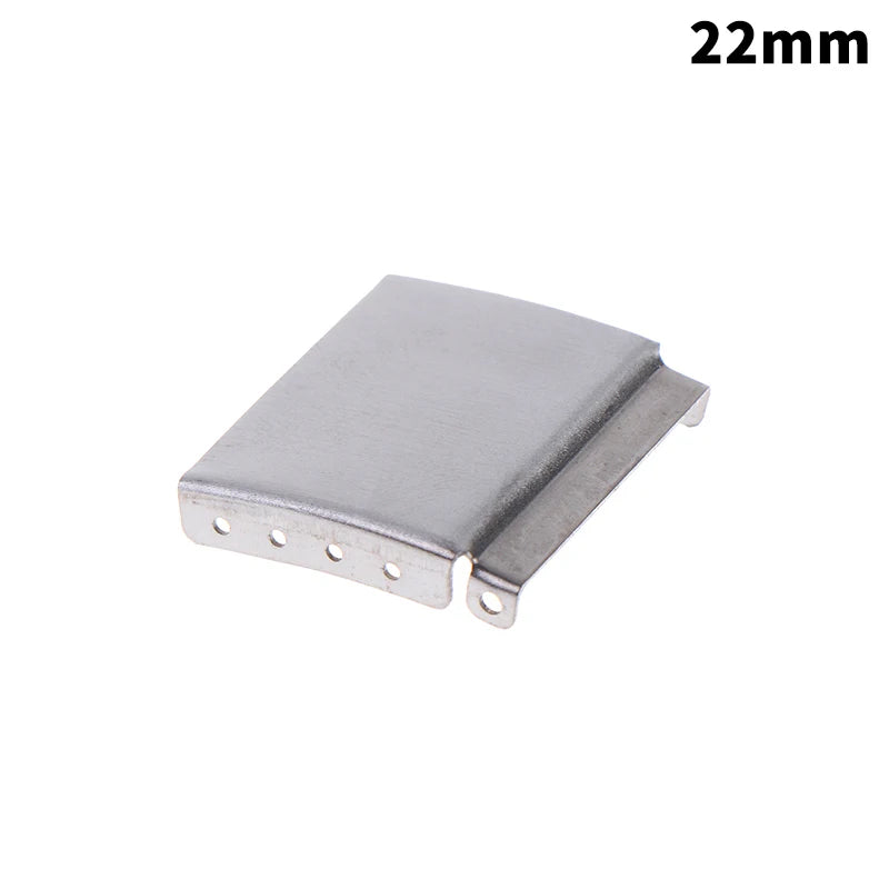 Universal Watch Band Clasp Extender 12–24mm Steel Gold Silver Watch Band Extender PLUSH 22MM Silver