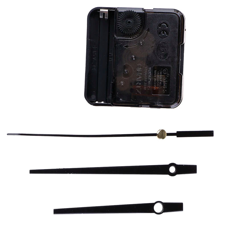 Silent Quartz Clock Movement DIY Kit with Hands – Long Shaft Clock Movement Kit PLUSH