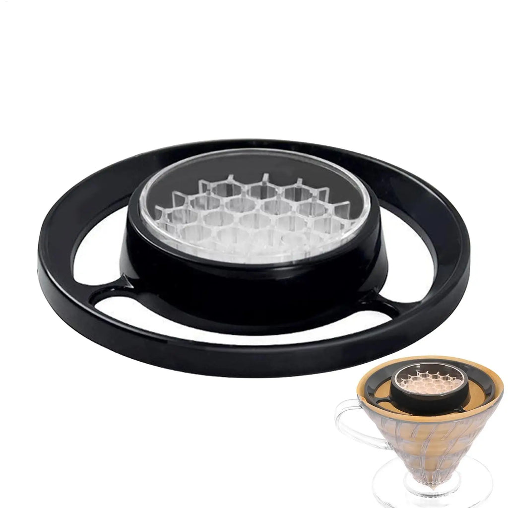 Pour Over Coffee Dripper Aid – Heatproof Even Brewing Cone Coffee Dripper Tool PLUSH
