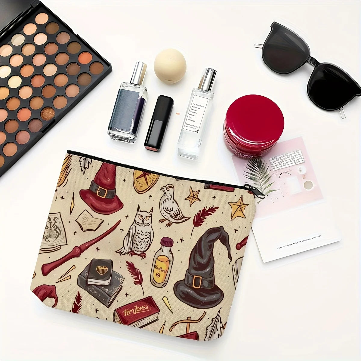 Magician Makeup Bag – Multi-functional Zipper Organizer for Women Makeup Organizer Bag PLUSH