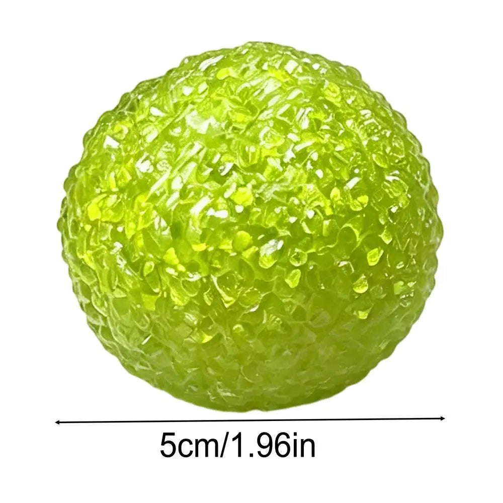 Sensory Slushie Squeeze Fidget Ball – Crunchy Crackling Toy Sensory Fidget Toy PLUSH Green