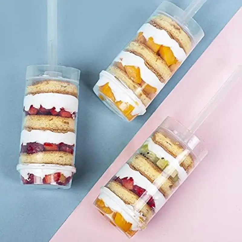 50-Pack Clear Push-Up Cake Containers – BPA-Free Food Safe Cake Pop Molds PLUSH