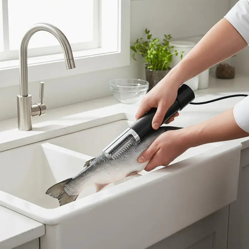 Electric Coconut Scraper & Fish Scaler – Wireless Handheld Grater Electric Kitchen Grater PLUSH