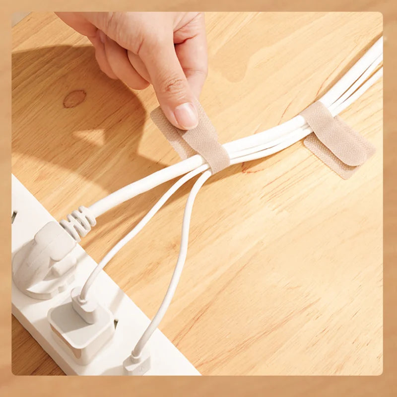 10pcs Self-Adhesive Cable Organizer Clips | Wire Management Cable Organizer Clips PLUSH