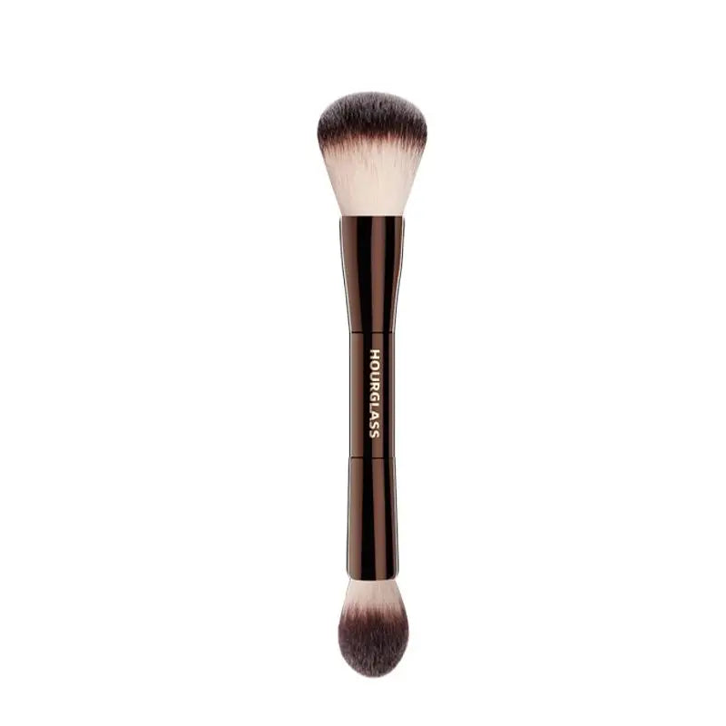 Hourglass No.17 Lighting Edit Dual-Head Highlight Brush Highlight Makeup Brush PLUSH black