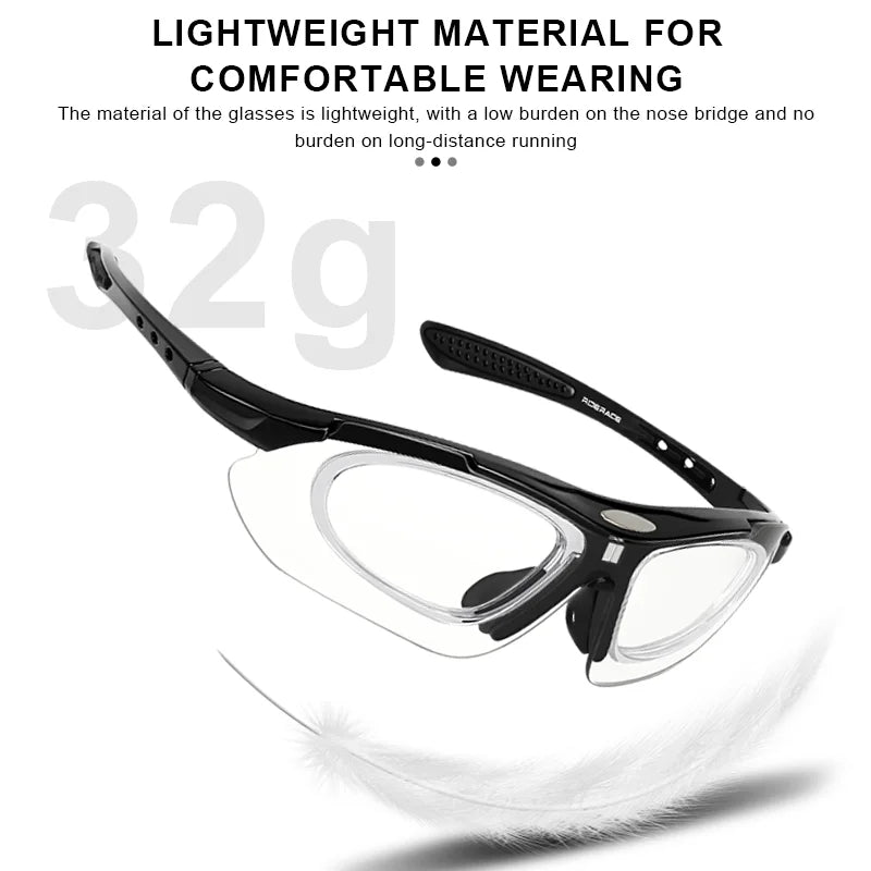 RIDERACE Photochromic Cycling Sunglasses MTB Road Bike UV Cycling Sunglasses PLUSH