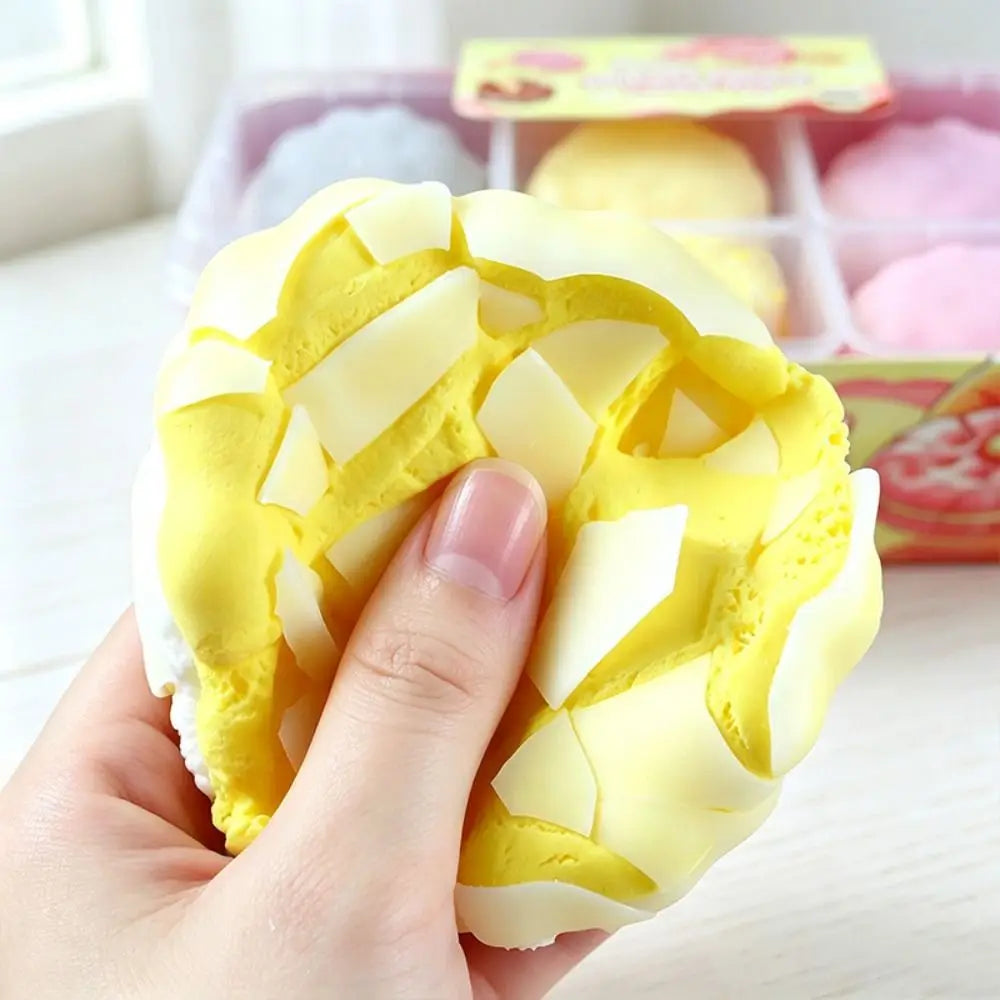 Cookie Crunch Squishy Toy – Handmade Crispy Wax Clay Squeeze Squishy Novelty Toy PLUSH