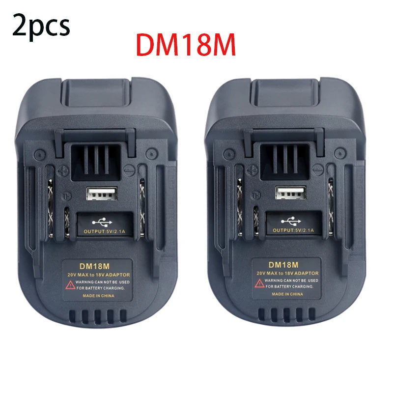 DM18M Battery Adapter – DeWalt 20V to Makita 18V Converter Battery Adapter PLUSH 2pcs China Mainland