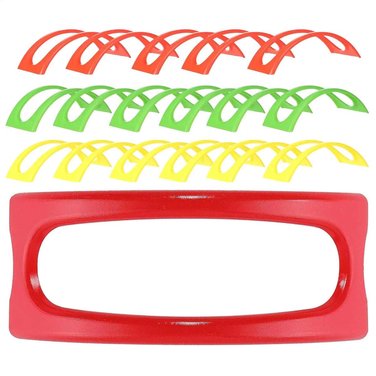 18-Piece Taco Holder Set – Colorful Tortilla Stand Rack Taco Holder Set PLUSH