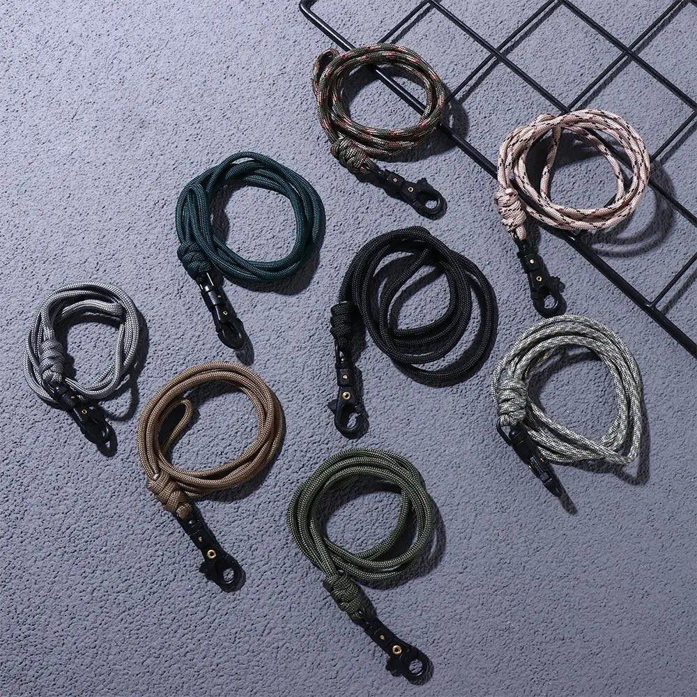 7-Core Paracord Keychain Lanyard – Handmade Camping Survival Paracord Keychain Lanyard PLUSH