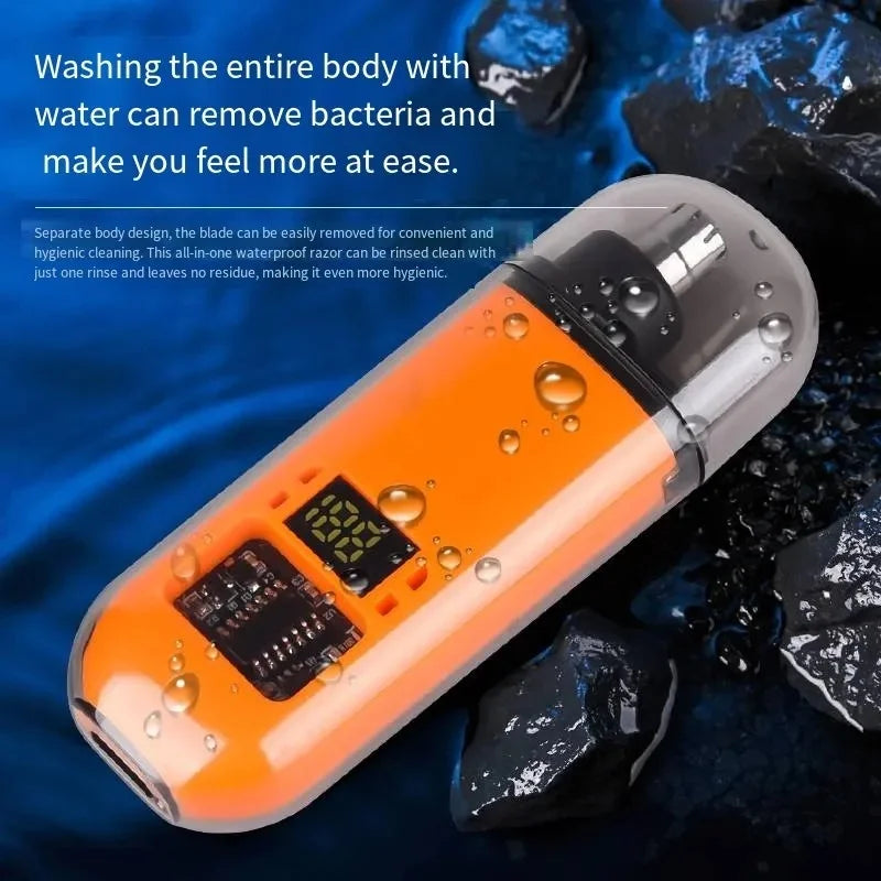 Rechargeable Nose & Ear Hair Trimmer – Portable Mini Trimmer Nose & Ear Trimmer PLUSH