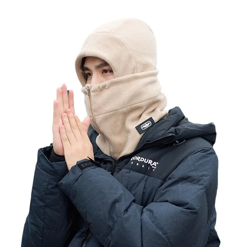 Winter Fleece Cycling Hat Scarf & Face Mask Set | Windproof Winter Cycling Set PLUSH