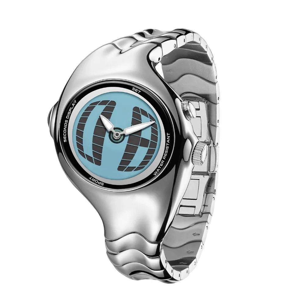 Y2K Retro Unisex Quartz Watch – Analog Digital Streetwear Retro Fashion Watch PLUSH A4