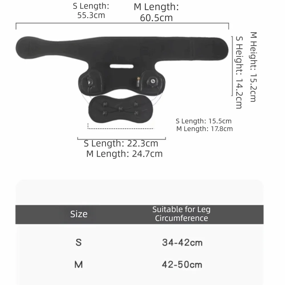 Adjustable Knob Knee Brace – Silicone Cushion Patella Support Knee Brace PLUSH