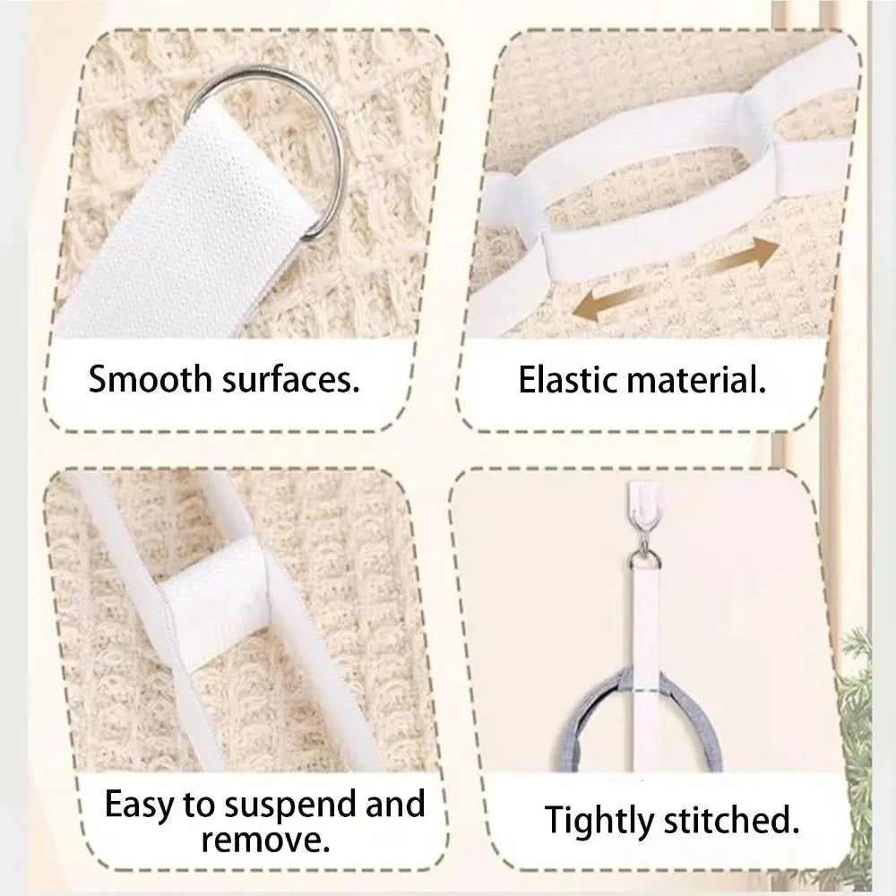 Wall-Mounted Headband Organizer – 8-Slot Holder, 3-Pack Headband Storage Holder PLUSH