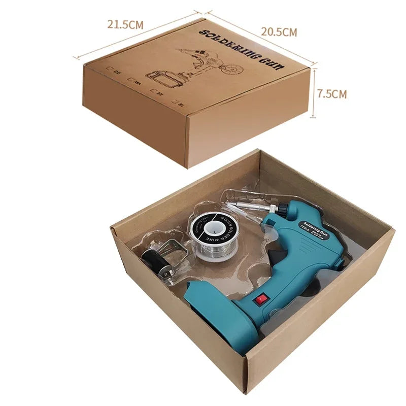 ZWINCKY Cordless Soldering Iron Gun for 18V Li-Ion Battery Cordless Soldering Iron PLUSH