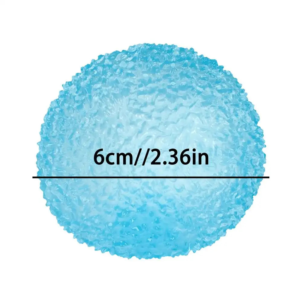 Slushy Bayberry Squeeze Fidget Ball Toy – Adults & Kids Fidget Squeeze Toy PLUSH Aqua Blue