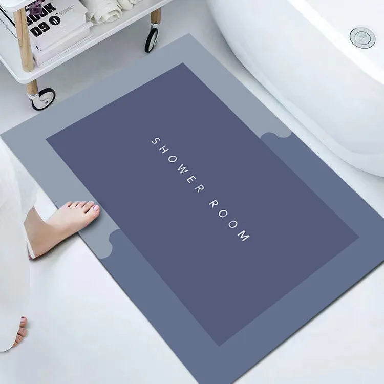 Diatomaceous Earth Bath Mat – Non-Slip & Super Absorbent Bathroom Bath Mat PLUSH