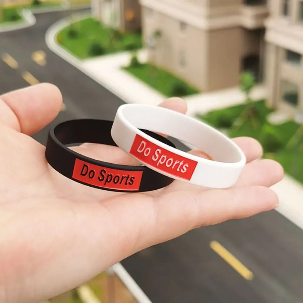 Silicone Sport Wristbands – Printed Engraved Fashion Bracelets Silicone Wristband PLUSH
