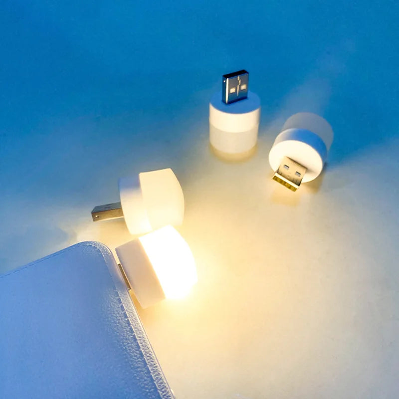 ZWINCKY USB LED Night Light – Mini Plug-In Reading Lamp 1W USB LED Night Light PLUSH