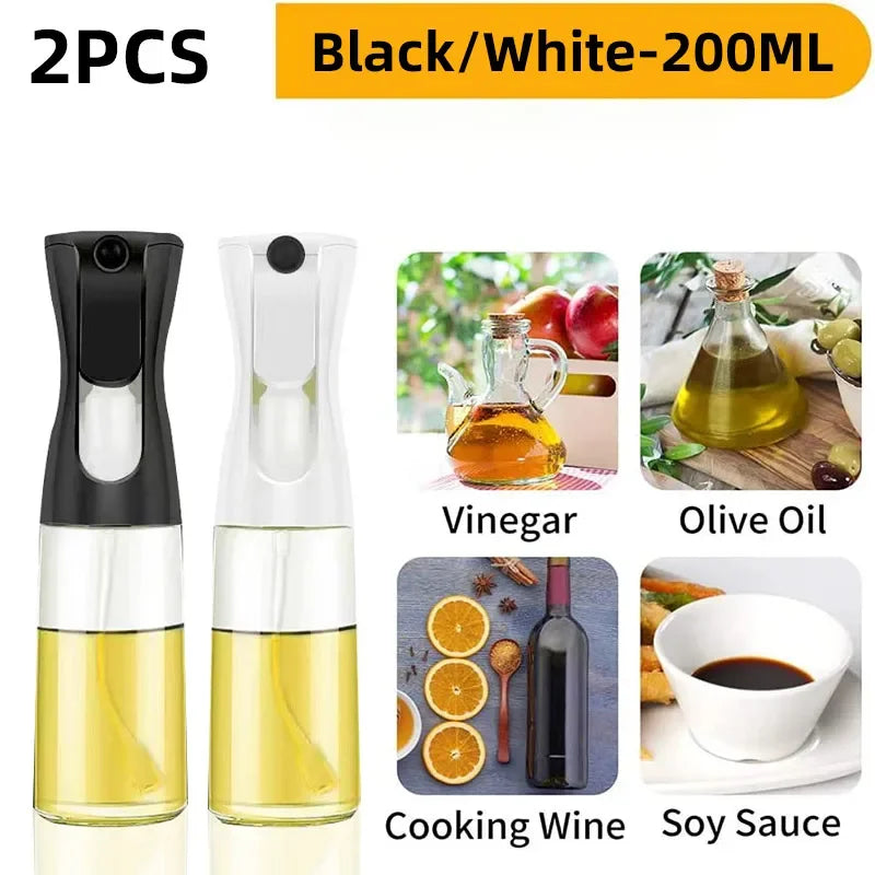 Oil Spray Bottle for Kitchen & Air Fryer – 200/300/500ml Oil Spray Bottle PLUSH BW-200ml-2PCS
