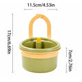 Sink Food Catcher Drain Basket – Hanging Filter & Rack Sink Drain Strainer PLUSH Green