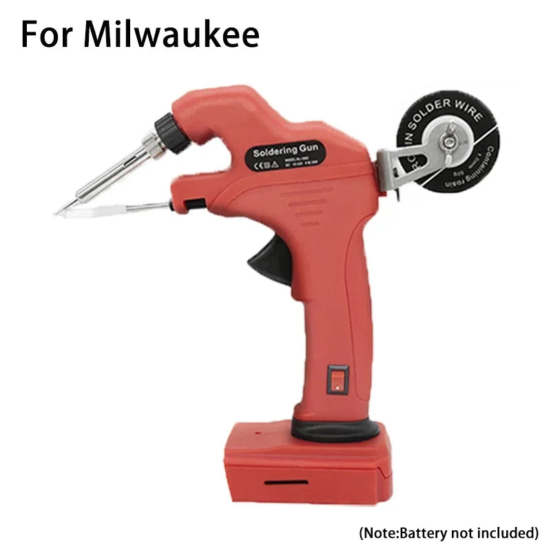 ZWINCKY Cordless Soldering Iron Gun for 18V Li-Ion Battery Cordless Soldering Iron PLUSH For Milwaukee China Mainland