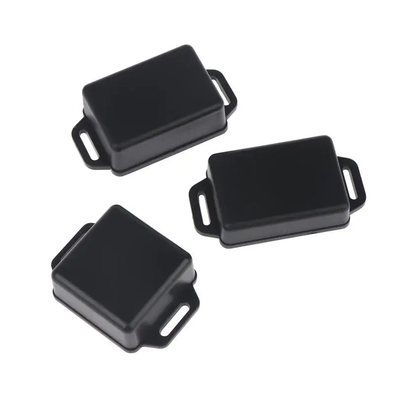 Black ABS Electronic Project Enclosure with Mounting Ears – DIY Electronic Enclosure PLUSH
