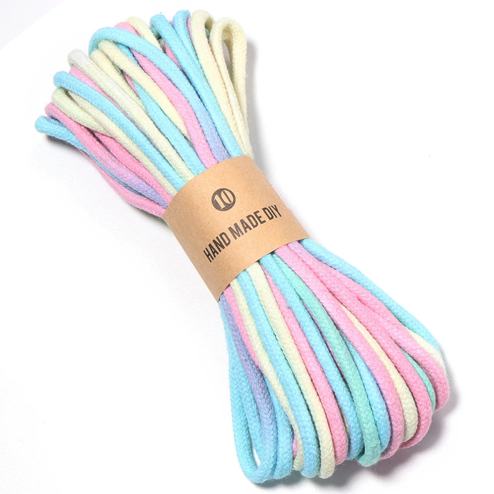 4mm Gradient Tie Dye Cotton Macrame Cord 10 Yards – DIY Craft Macrame Cord PLUSH 05