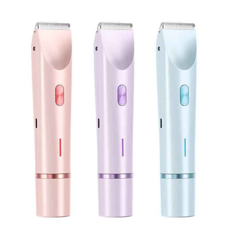 Women's 2-in-1 Double Head Electric Shaver & Body Trimmer Electric Body Shaver PLUSH
