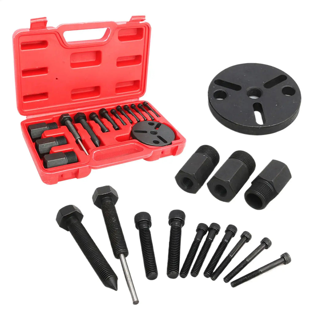 14-Piece AC Compressor Clutch Puller & Installer Tool Kit AC Clutch Tool Kit PLUSH