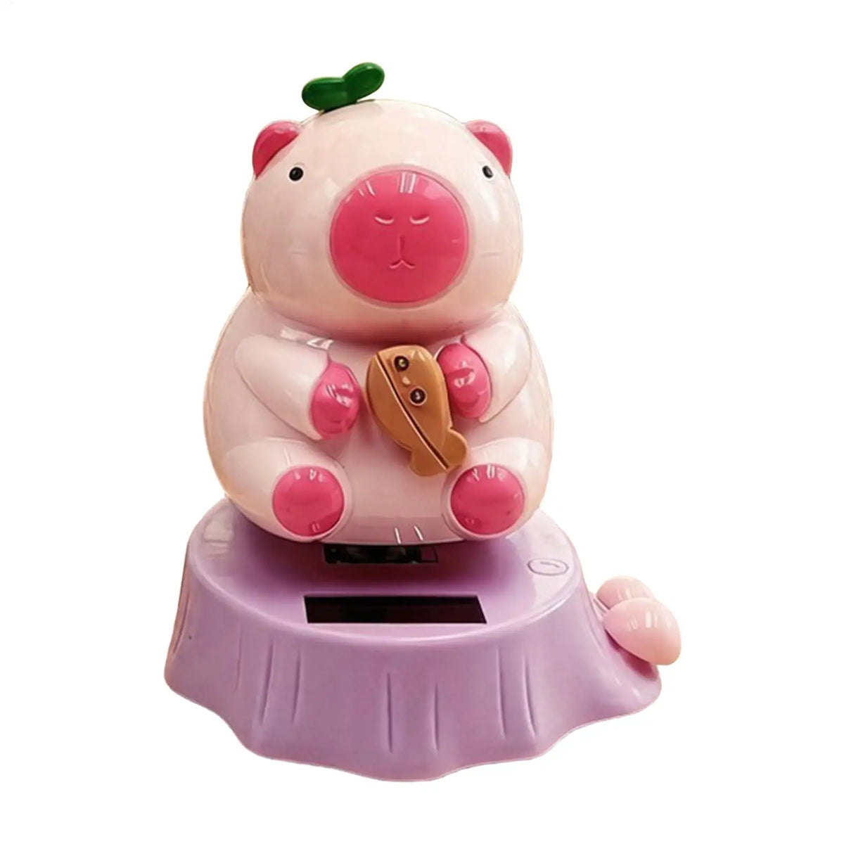 Solar Swinging Capybara Dashboard Figurine – No Battery Dashboard Figurine PLUSH