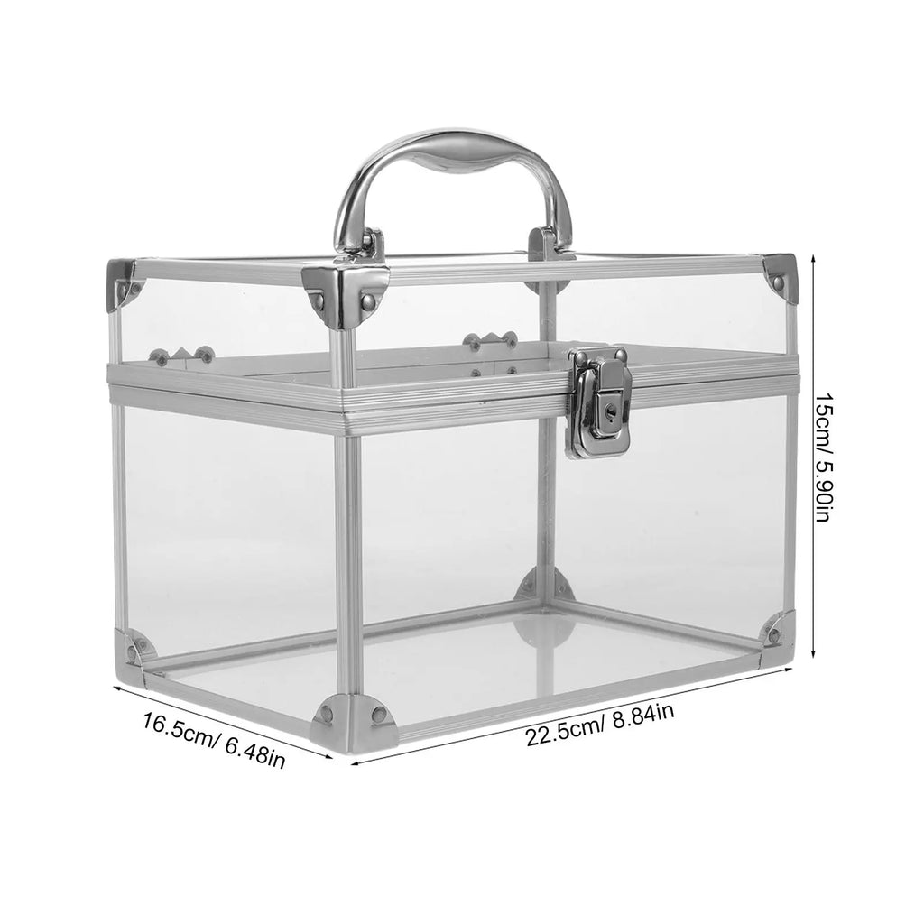Acrylic Vinyl Record Case – Clear Dustproof Storage Organizer Vinyl Record Organizer PLUSH