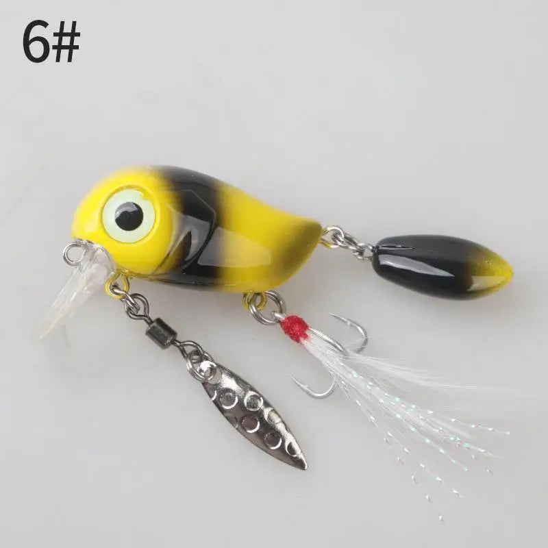 Metal Spinner Spoon Fishing Lure 3.8cm 5g – Trout & Bass Spinner Fishing Lure PLUSH A6