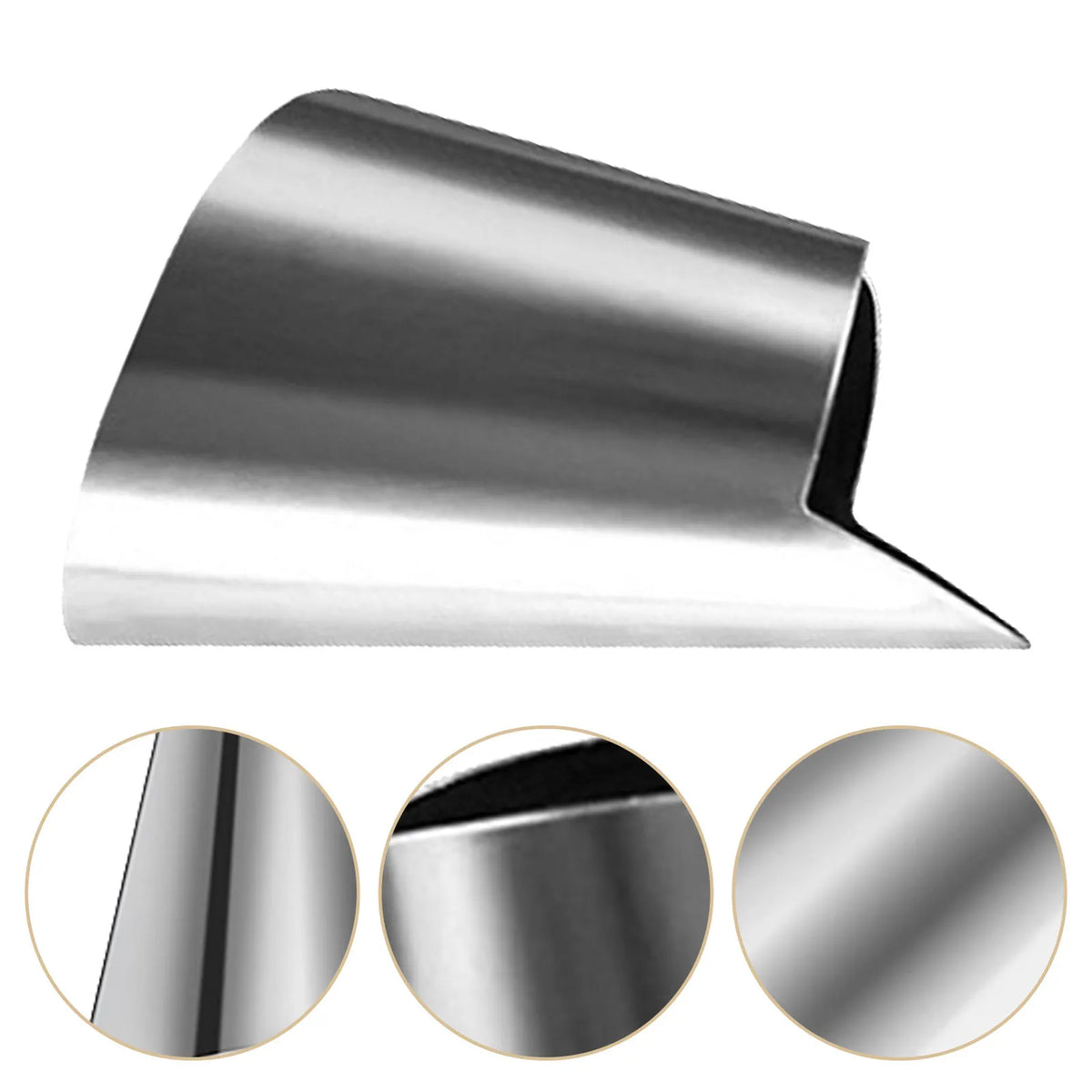 20pcs Stainless Steel Finger Guards for Kitchen Cutting & Peeling Kitchen Finger Guard PLUSH Default Title