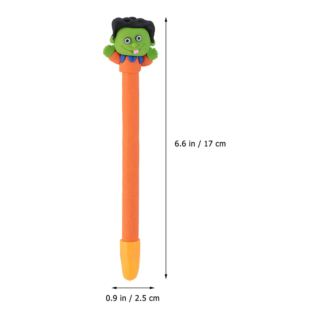 5pcs Halloween Polymer Clay Ballpoint Pens | Funny Novelty Set Novelty Ballpoint Pens PLUSH