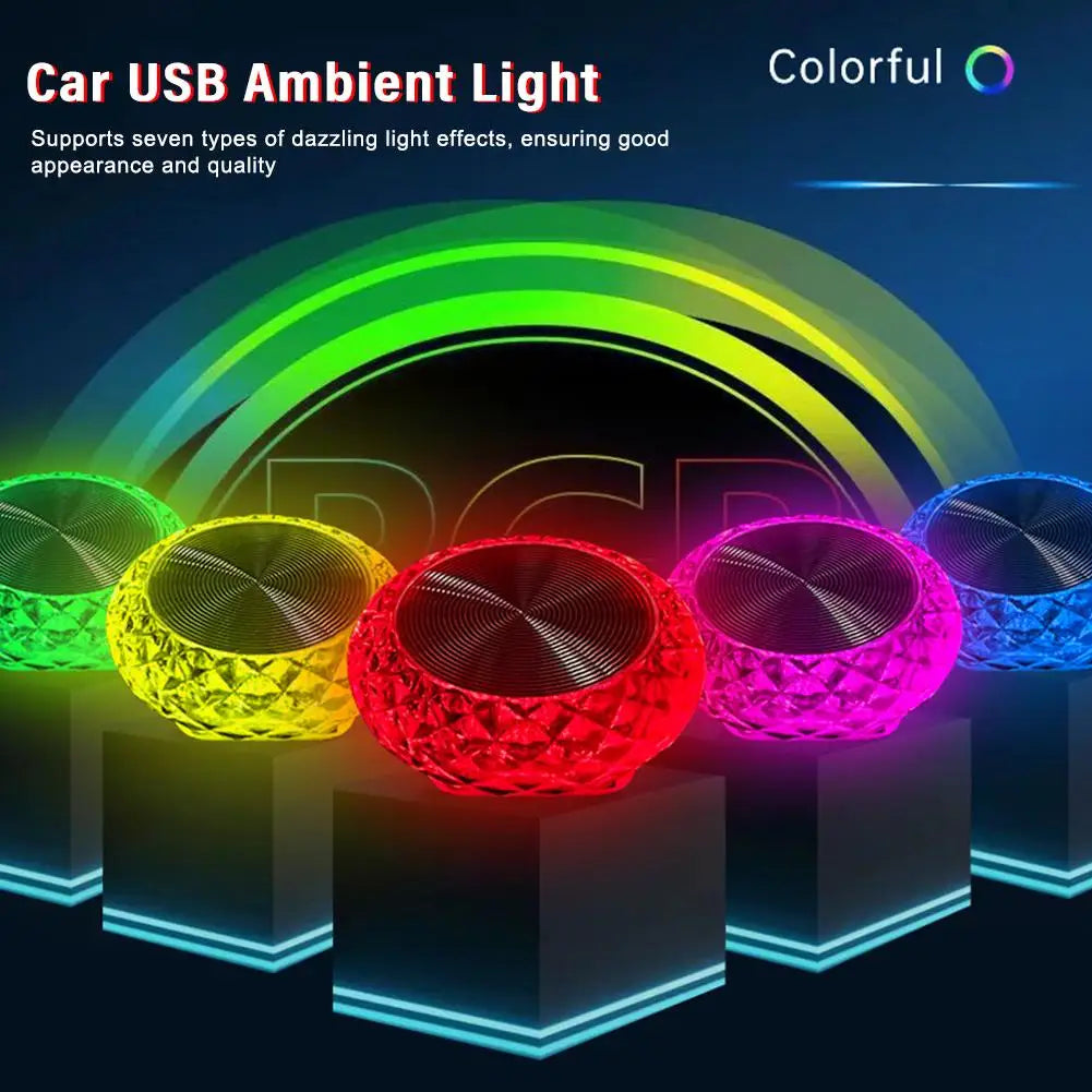 USB LED Ambient Light – Car & PC Atmosphere Lamp Plug & Play USB Ambient Light PLUSH