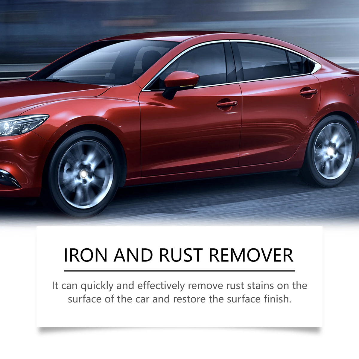 Automotive Iron & Rust Remover Spray 120ml – Fast-Acting Rust Remover Spray PLUSH