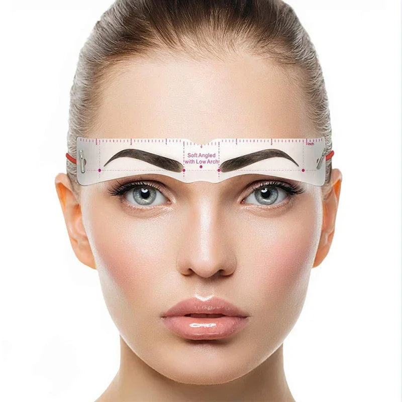 12-Style Reusable Eyebrow Stencil Set – DIY Brow Templates Eyebrow Stencil Set PLUSH