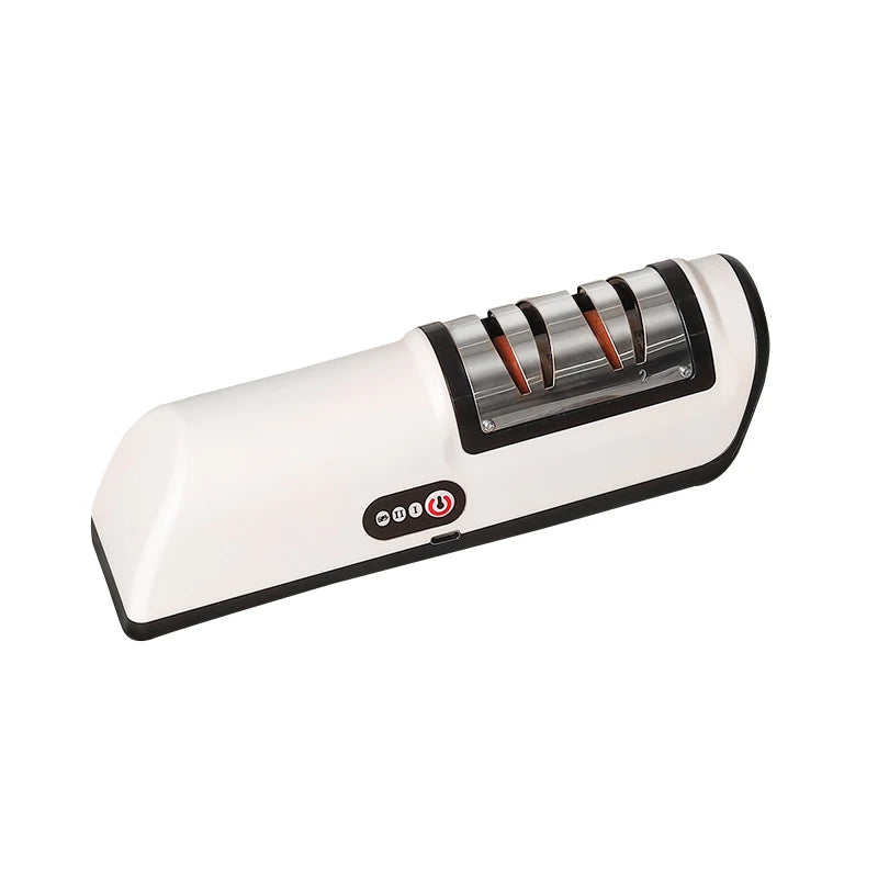 USB Rechargeable Portable Electric Knife Sharpener Electric Knife Sharpener PLUSH black S