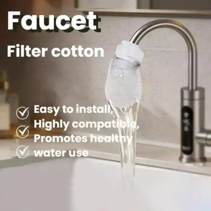 Cotton Faucet Filter – Sand, Rust & Sediment Removal 10/20/50 Pack Faucet Water Filter PLUSH