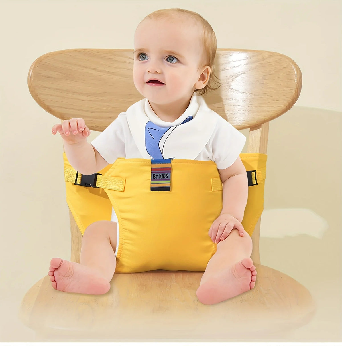 Baby Dining Chair Safety Belt | Portable Waist Strap 6–36 Mo Baby Chair Safety Belt PLUSH Yellow