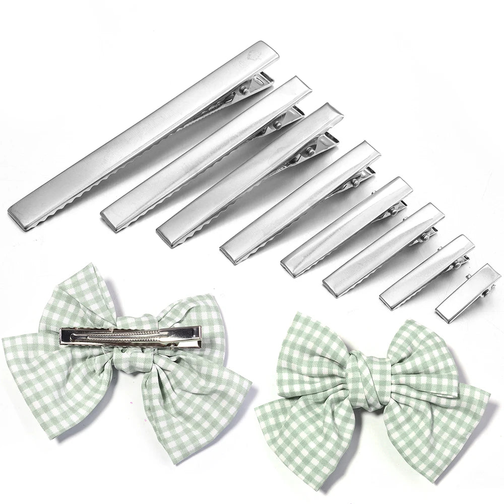 Metal Alligator Hair Clip Bases 20-50pcs | DIY Jewelry Making Hair Clip Findings PLUSH
