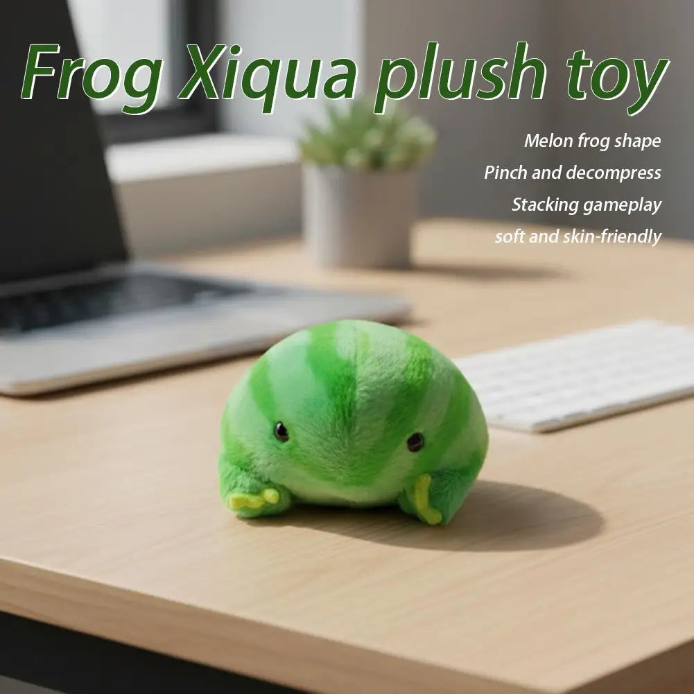 Watermelon Frog Plush Toy – Cute Stuffed Animal Kids Gift Stuffed Plush Toy PLUSH