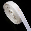 10 Yards "Just For You" Gold Foil Grosgrain Ribbon 1cm Decorative Craft Ribbon PLUSH beige 1cm