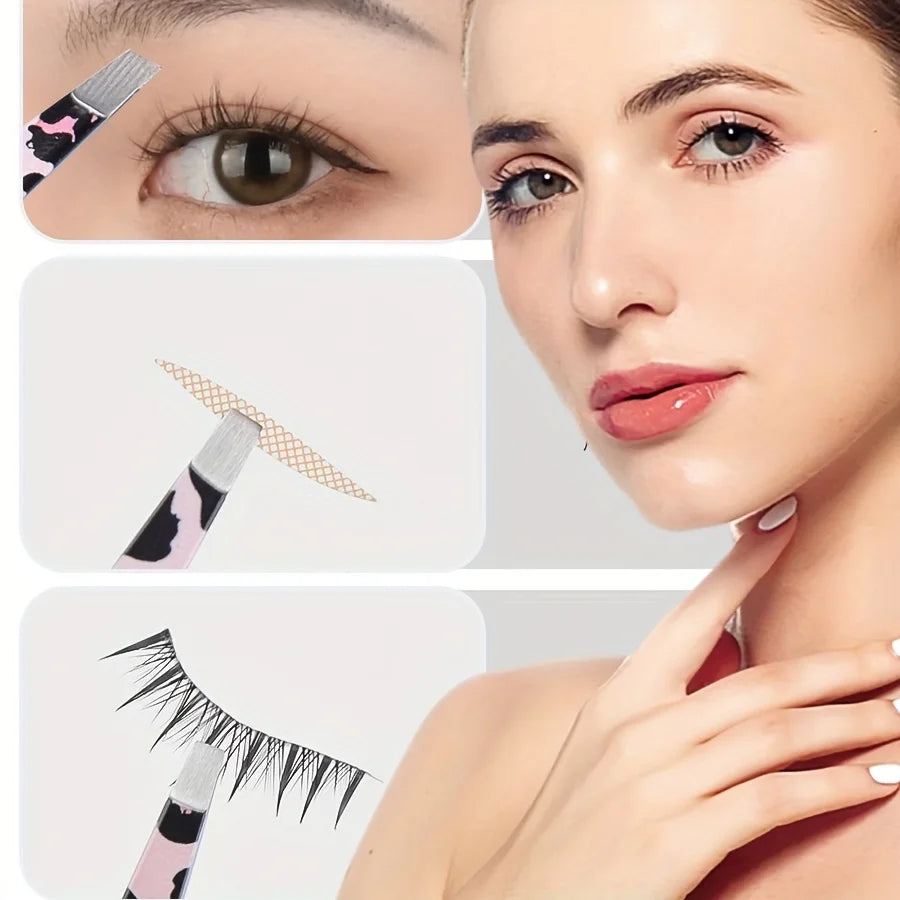 Stainless Steel Eyebrow Tweezers Set 4 Pcs | Precision Kit Eyebrow Tweezers Set PLUSH