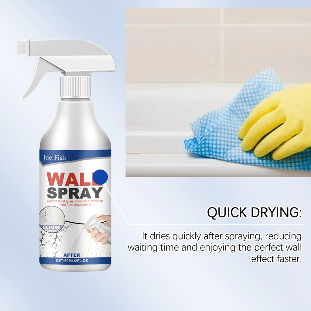 Jue-Fish Wall Repair Spray – Fast-Drying Interior Touch-Up Paint Wall Repair Spray PLUSH