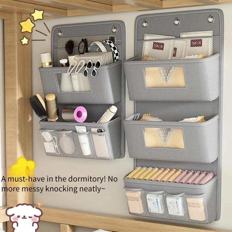 Hanging Bedside Storage Organizer – Oxford Fabric Wall Door Bag Hanging Storage Organizer PLUSH