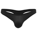 Men's Breathable Low-Rise Thong Underwear – T-Back Briefs Men's Thong Underwear PLUSH Black 2XL